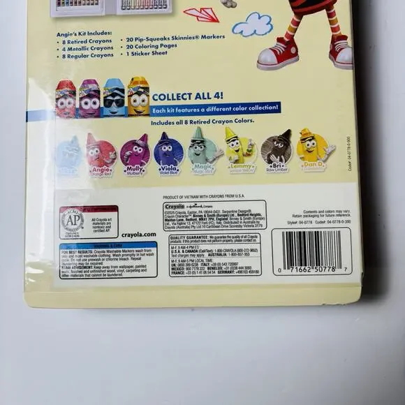 2025 CRAYOLA Limited Edition Retired Colors Art Set New Sealed 60 Pieces Angie - Picture 8 of 12